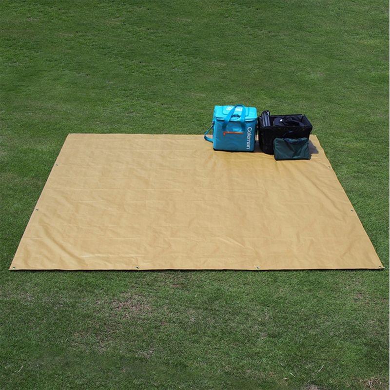 【特価セール】 ナチュラルカラーなレジャーシート ウルフブラウン XLサイズ 2727 約262x262cm くすみカラー ブルーシート アウトドア 屋外 サンテク HAG-O04★ | ブランド登録なし | 14