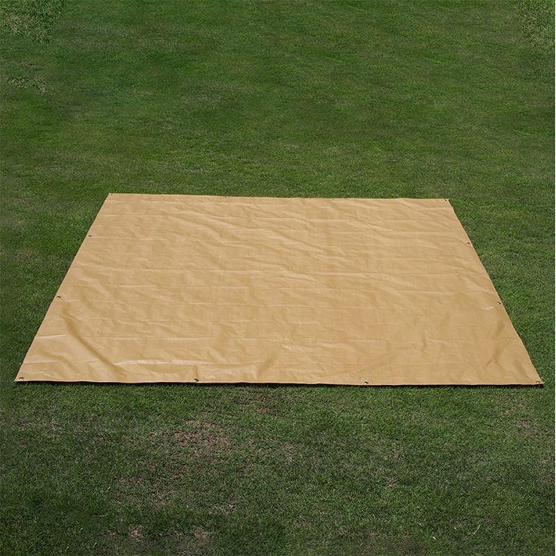 【特価セール】 ナチュラルカラーなレジャーシート ウルフブラウン XLサイズ 2727 約262x262cm くすみカラー ブルーシート アウトドア 屋外 サンテク HAG-O04★ | ブランド登録なし | 15