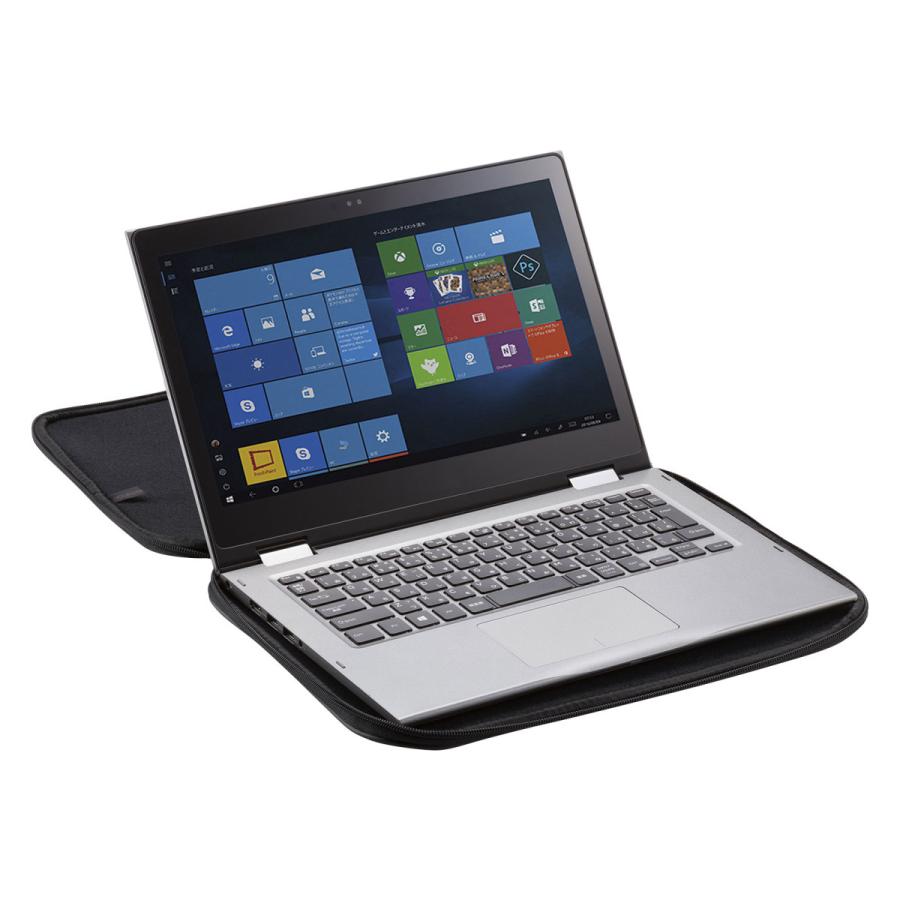 低反発3Dメッシュケース(13.3インチ対応・ブラック) SANWA SUPPLY (サンワサプライ) IN-SG13BK | SANWA SUPPLY | 04