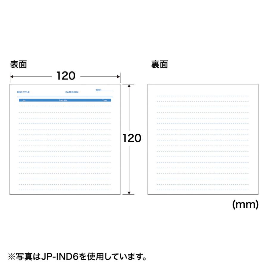 手書き用インデックスカード (グリーン)20シート SANWA SUPPLY (サンワサプライ) JP-IND6G｜telaffy｜03