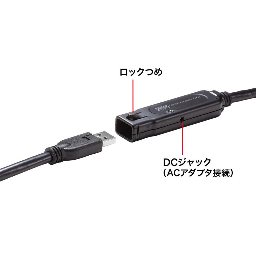 SANWA SUPPLY（サンワサプライ） USB3.2アクティブリピーターケーブル