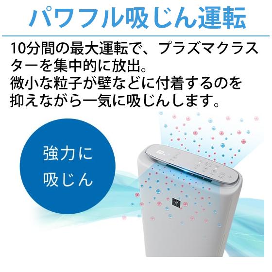 加湿 空気清浄機 プラズマクラスター25000搭載 ホワイト系 SHARP 