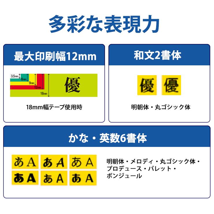 ラベルライター ネームランド NAME LAND ブルー CASIO (カシオ) KL-P40