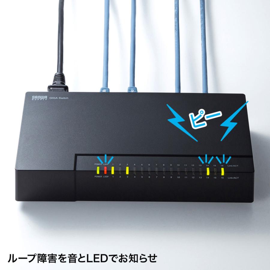 新品★サンワサプライ★スイッチングハブ 16ポートLAN-GIGAP1602BK LAN-GIGAP1602BK スイッチングハブ サンワサプライ 16ポート