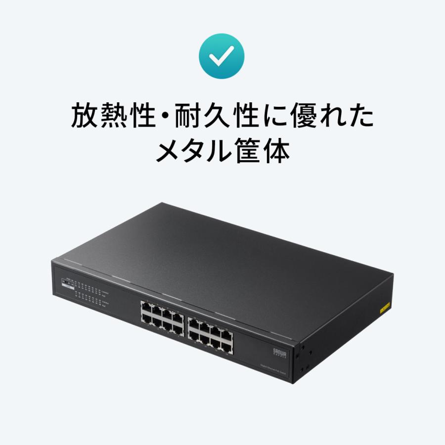 SANWA SUPPLY（サンワサプライ） レイヤー2ギガビット対応PoE