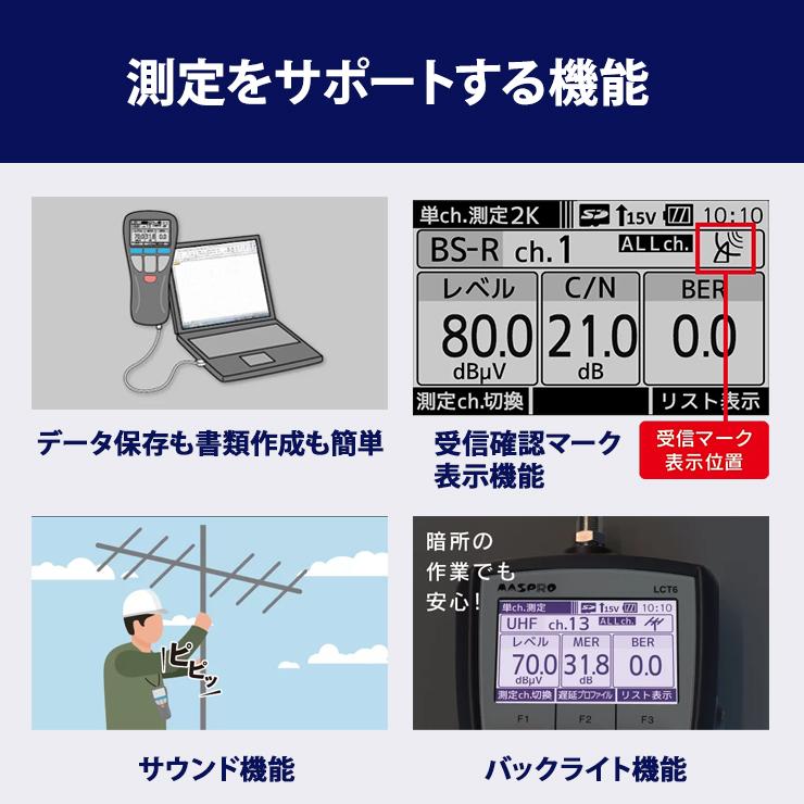 マスプロ 【特価セール】 デジタルレベルチェッカー (テレビ信号レベル 