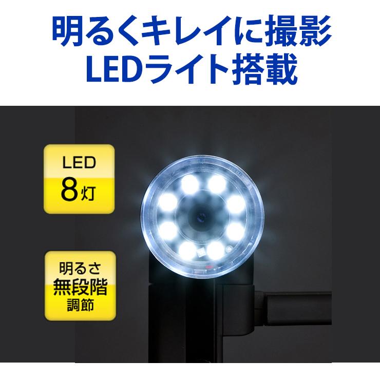 デジタル顕微鏡 光学ズーム最大300倍 SANWA SUPPLY (サンワサプライ) LPE-05BKの画像