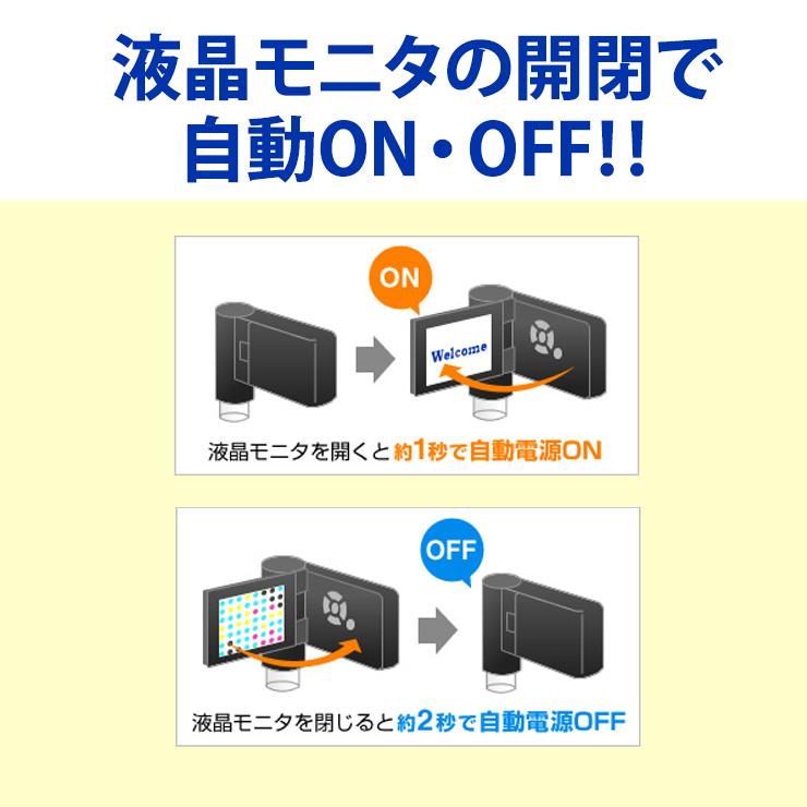 デジタル顕微鏡 光学ズーム最大300倍 SANWA SUPPLY (サンワサプライ) LPE-05BKの画像