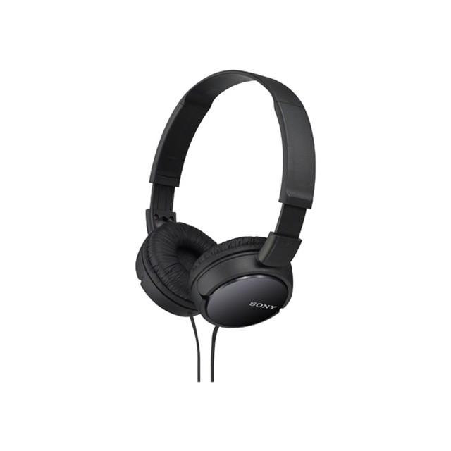 SONY ダイナミックステレオヘッドホン SONY（ソニー） ステレオヘッドホン ブラック MDR-ZX110-B : あっと