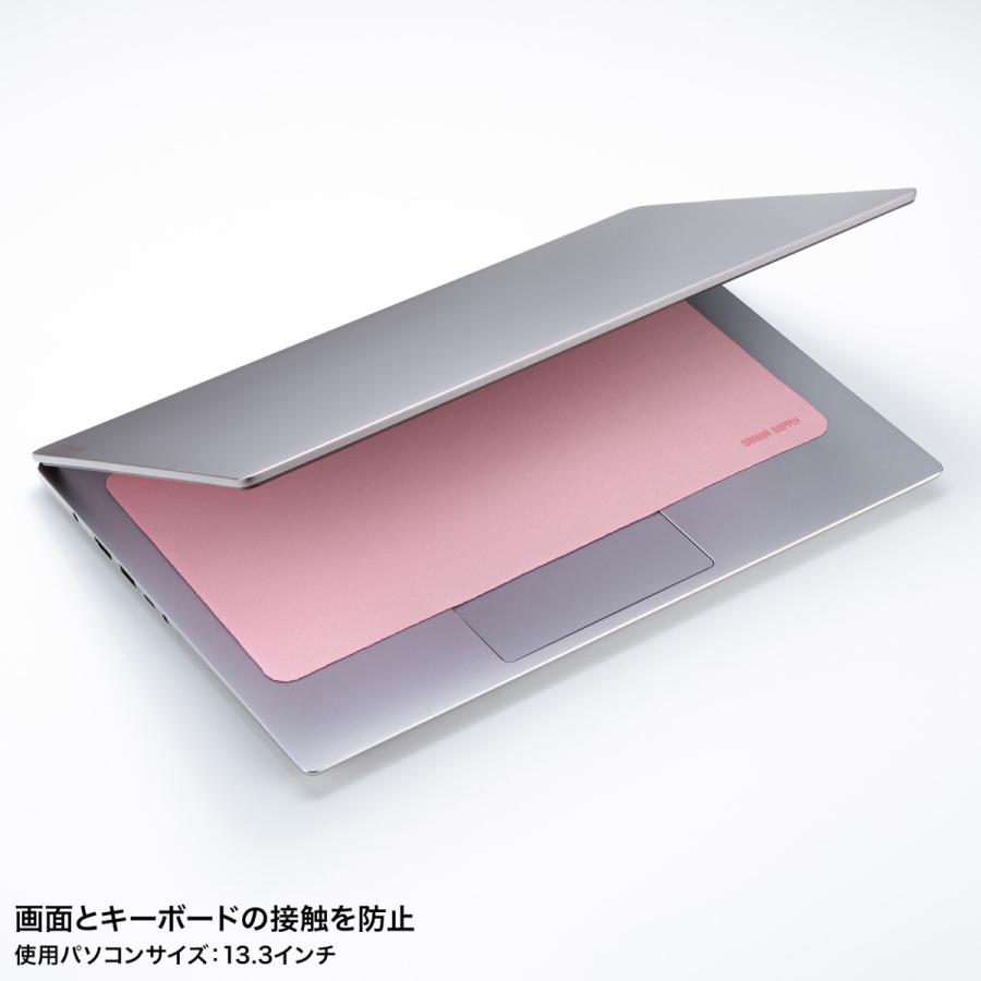 ノートパソコン用3WAYマウスパッド (ピンク) 13.3-14インチ対応 SANWA SUPPLY (サンワサプライ) MPD-NOTE3P | SANWA SUPPLY | 05