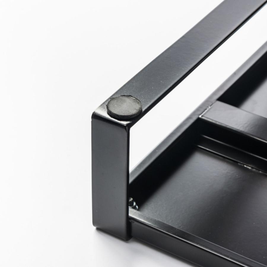 SANWA SUPPLY（サンワサプライ） スチール製机上ラック(W500・ブラック