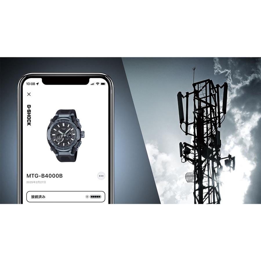 MT-G G-SHOCK ソーラー電波時計 Bluetooth通信機能 CASIO (カシオ) MTG-B4000B1A2JF  国内正規品★の画像