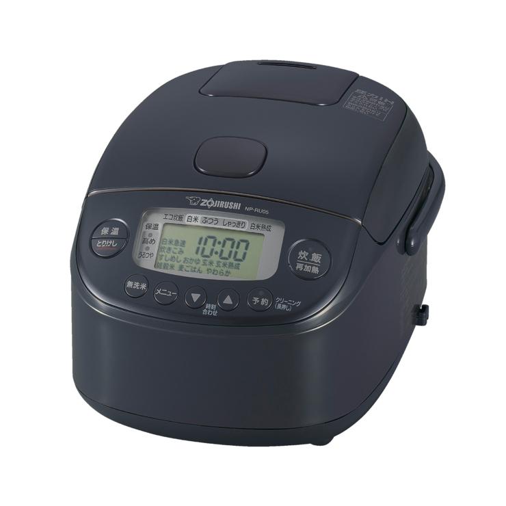 圧力IH炊飯ジャー 極め炊き 0.54L(3合) スレートブラック ZOJIRUSHI (象印マホービン) NP-RU05-BZ★ | 極め炊き | 10