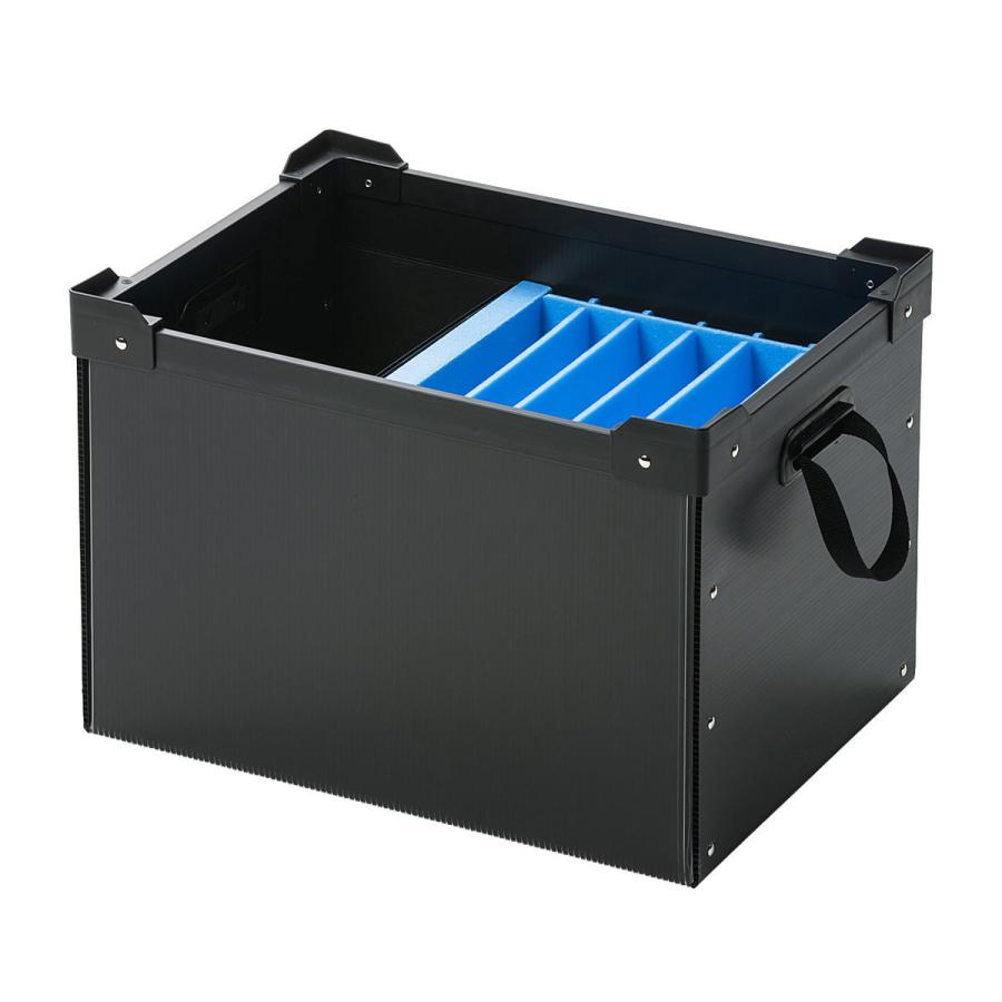 プラダン製タブレット・ノートパソコン収納ケース(6台用) SANWA SUPPLY (サンワサプライ) PD-BOX3BK