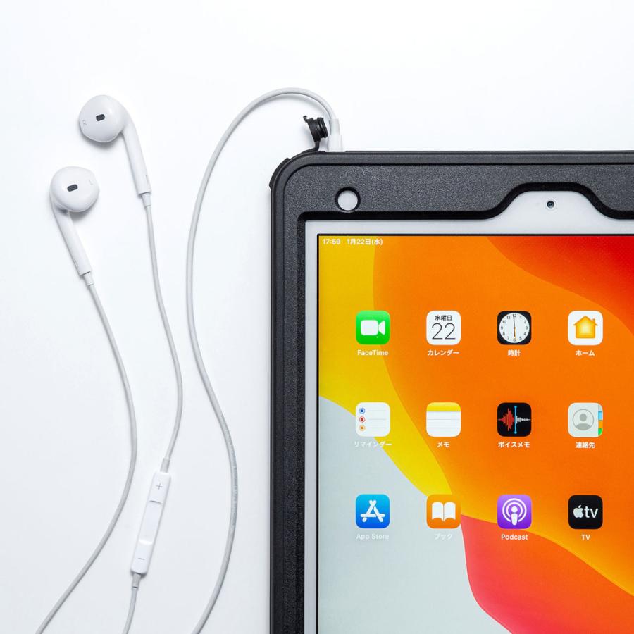 iPad 10.2インチ 耐衝撃防水ケース SANWA SUPPLY (サンワサプライ) PDA-IPAD1616｜telaffy｜07