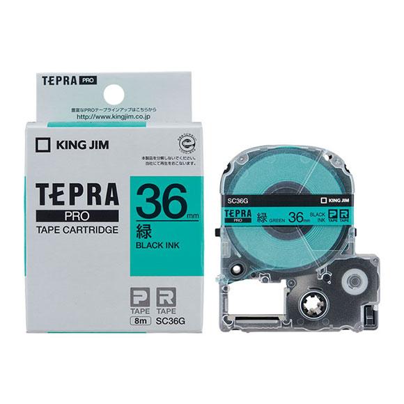 TEPRA PRO テプラPROテープカートリッジ カラーラベル(パステル) 36mm