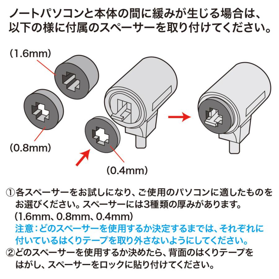 eセキュリティ(SL31 No.1) SANWA SUPPLY (サンワサプライ) SLE-6S-1｜telaffy｜09