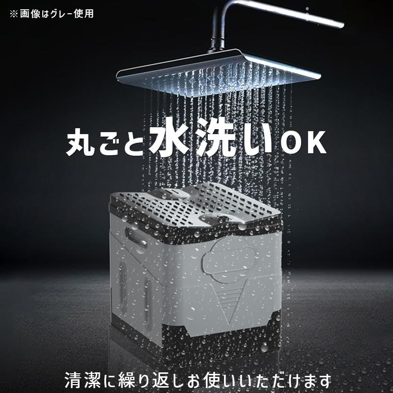 防災トイレ S オリーブ 処理袋・凝固剤 X12付き 簡易トイレ サンテク SLI-BSTS-OL★ | ブランド登録なし | 06
