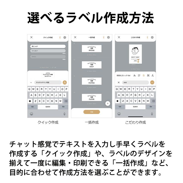 スマホ専用ラベルプリンター テプラ TEPRA PRO ホワイト KING JIM (キングジム) SR-R2500P★ | TEPRA PRO | 11