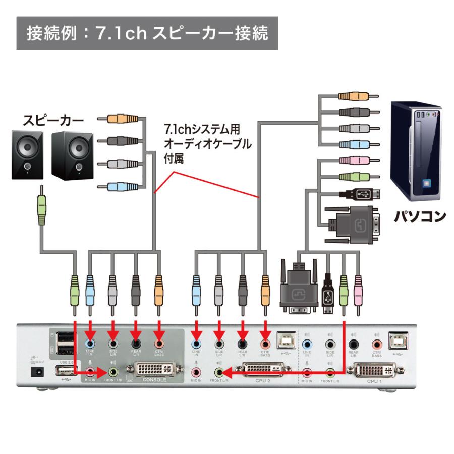 SANWA SUPPLY（サンワサプライ） デュアルリンクDVI対応パソコン自動