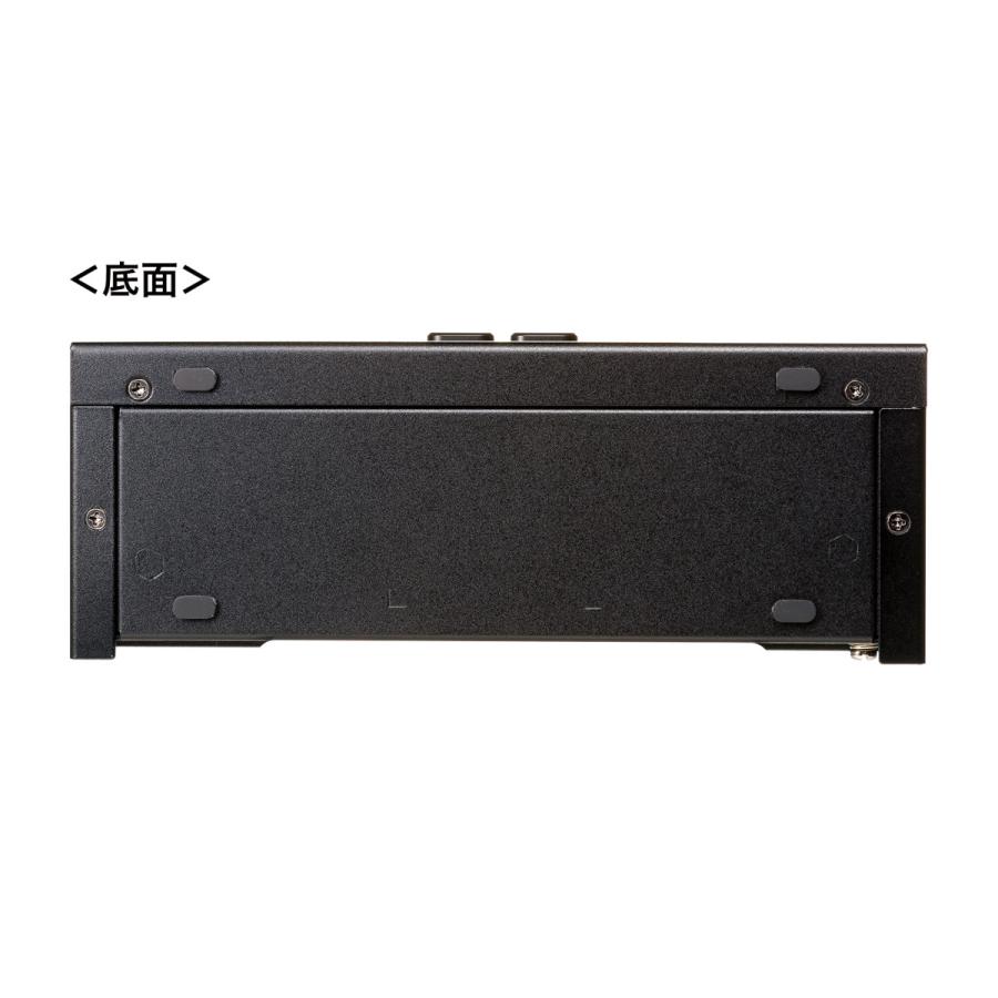 4K対応HDMIパソコン自動切替器(2:1) SANWA SUPPLY (サンワサプライ) SW-KVM2U3HDの画像