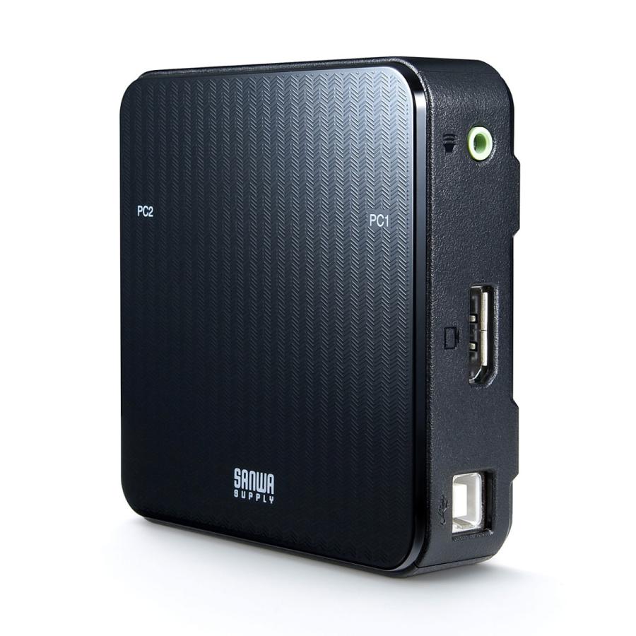 DisplayPort対応手元スイッチ付きパソコン自動切替器(2:1) SANWA SUPPLY (サンワサプライ) SW-KVM2WDPU | SANWA SUPPLY | 07
