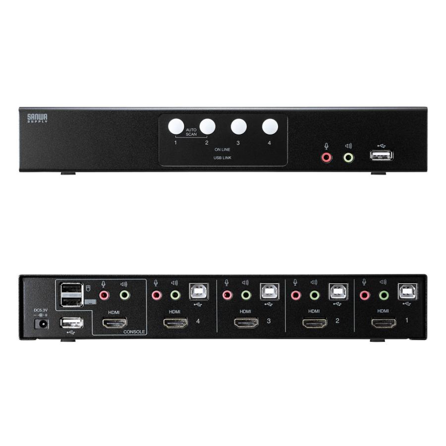 SANWA SUPPLY（サンワサプライ） HDMI対応パソコン自動切替器(4:1) SW