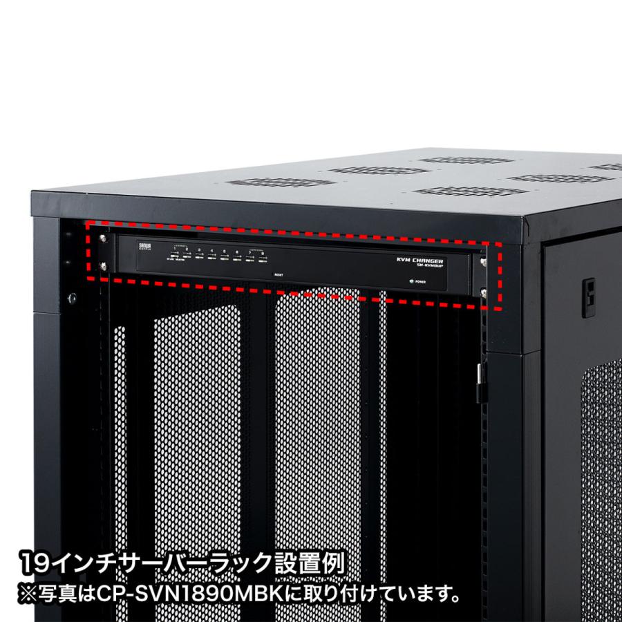 PS/2・USB両対応パソコン自動切替器(8:1) SANWA SUPPLY (サンワサプライ) SW-KVM8UPの画像