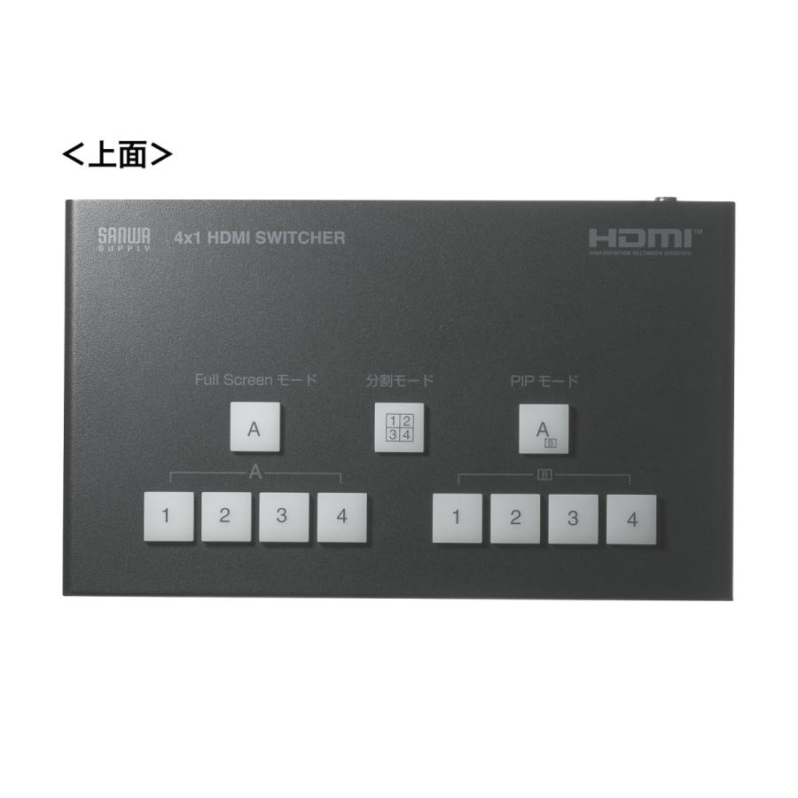 SANWA SUPPLY（サンワサプライ） 4入力1出力HDMIスイッチャー(4K対応