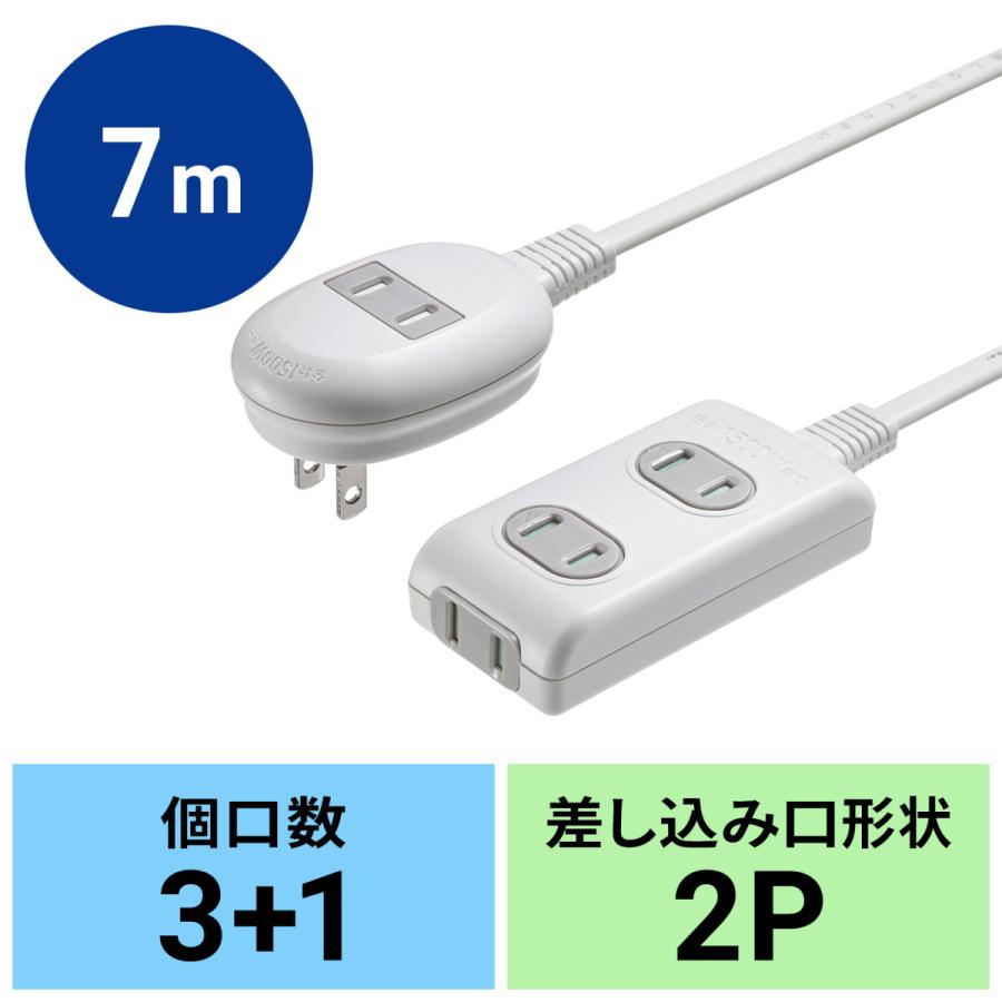SANWA SUPPLY（サンワサプライ） プラス1個口便利タップ TAP-B9-7K