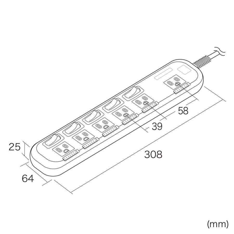 省エネタップ SANWA SUPPLY (サンワサプライ) TAP-S10N2-3｜telaffy｜13