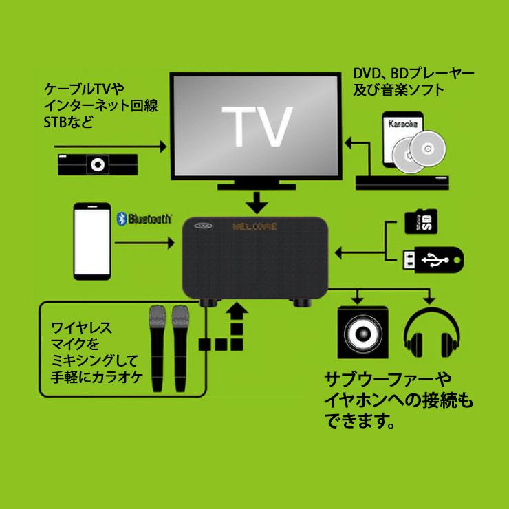 TO-PLAN アンプ内蔵カラオケスピーカー サウンドプロMAX Bluetooth