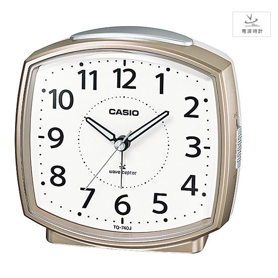 WAVE（CASIO） wave ceptor 目覚まし電波時計 シャンパンゴールド