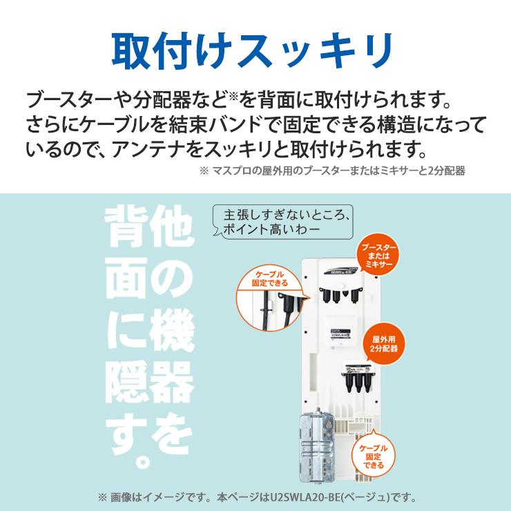 未使用 マスプロ UHFアンテナ U2SWLA20(BE) UHFアンテナ スカイウォーリー U2SWLA20(BB) | マスプロ電工