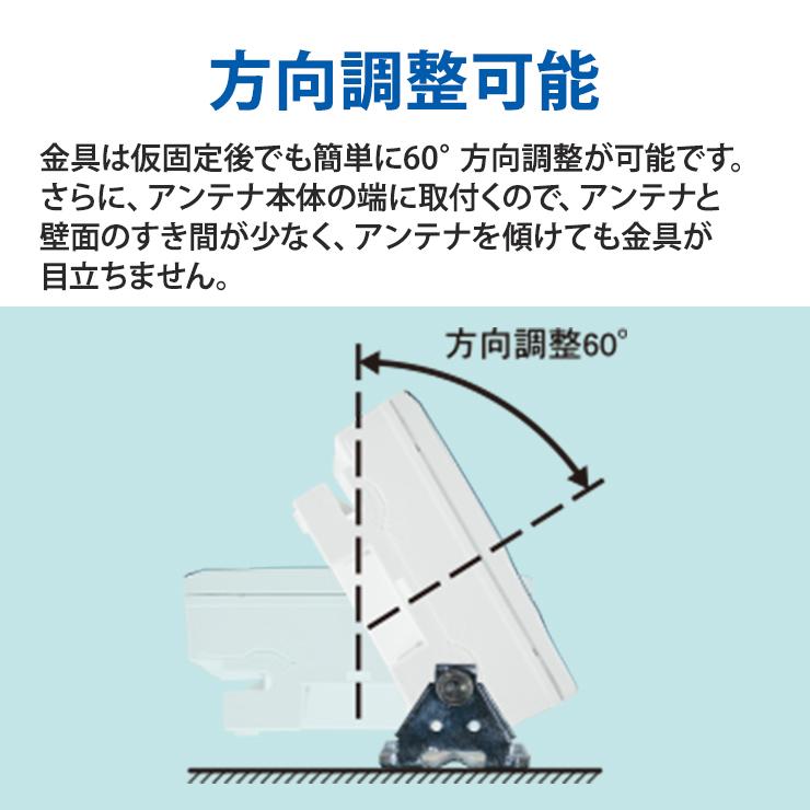 【特価セール】 壁面取付用 地上デジタル放送用 平面 UHFアンテナ SKY WALLIE(スカイウォーリー) ウォームホワイト MASPRO (マスプロ) U2SWLA20★ | スカイウォーリー | 11