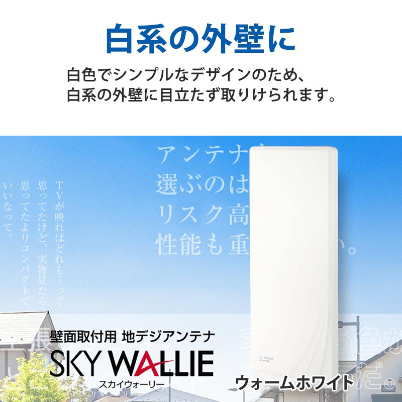 スカイウォーリー 壁面取付用 地上デジタル放送用 平面 UHFアンテナ