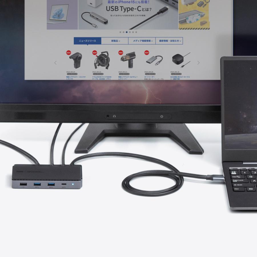 SANWA SUPPLY（サンワサプライ） USB Type-Cドッキングステーション