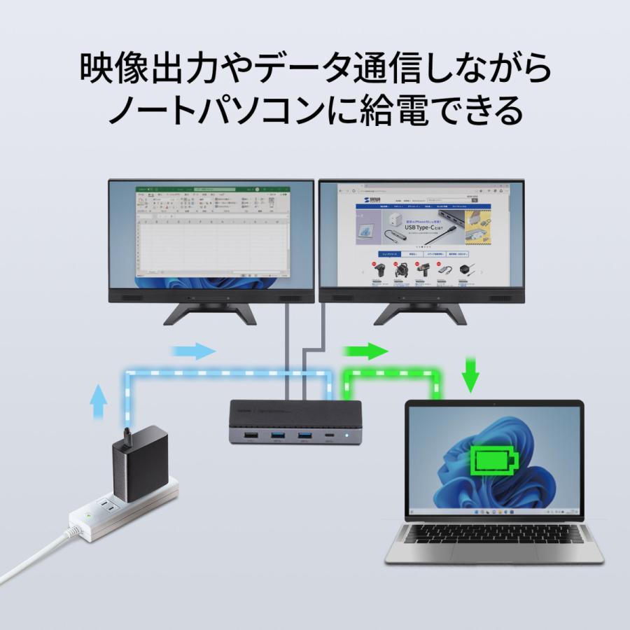 SANWA SUPPLY（サンワサプライ） USB Type-Cドッキングステーション