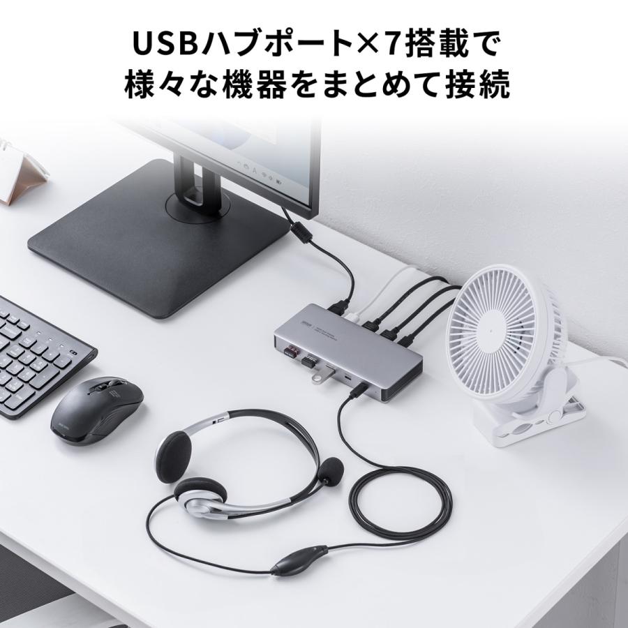 SANWA SUPPLY（サンワサプライ） USB Type-Cドッキングステーション