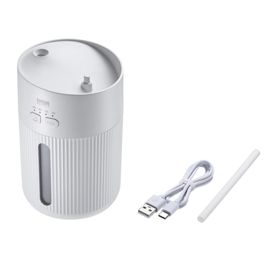 上部給水USB加湿器(USB電源 400ml) SANWA SUPPLY (サンワサプライ) USB-TOY103W | SANWA SUPPLY | 15