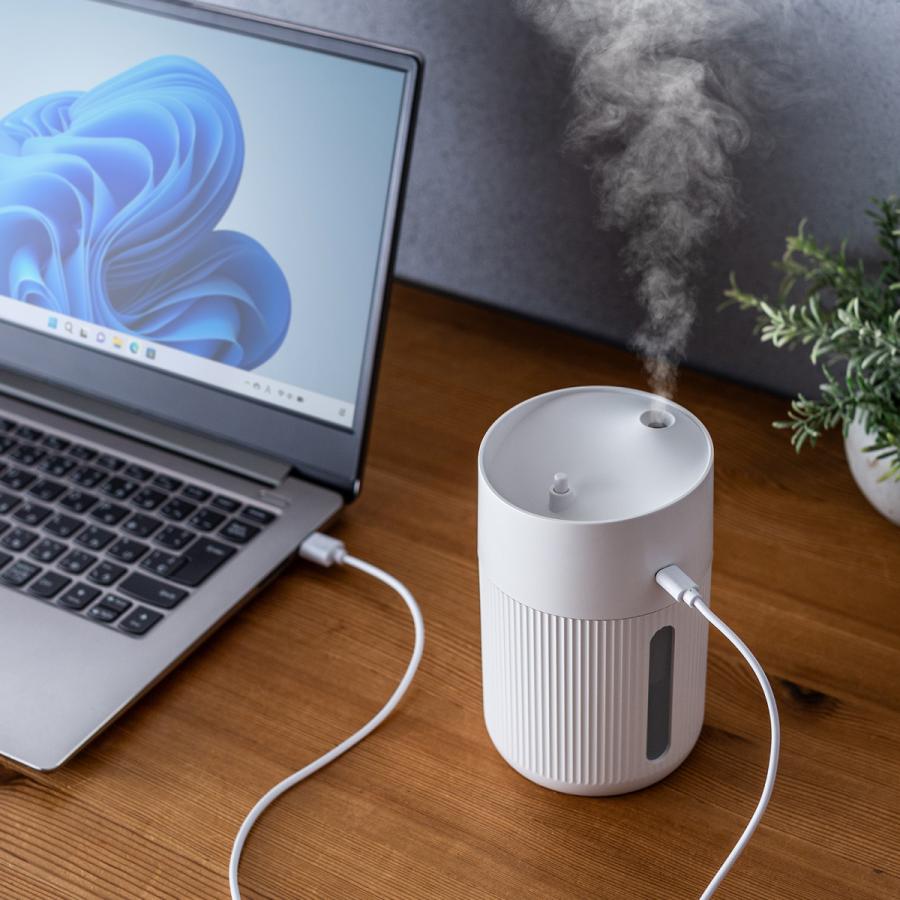 上部給水USB加湿器(USB電源 400ml) SANWA SUPPLY (サンワサプライ) USB-TOY103W | SANWA SUPPLY | 01