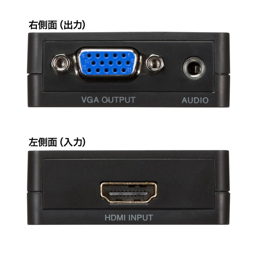 HDMI信号VGA変換コンバーター SANWA SUPPLY (サンワサプライ) VGA-CVHD1｜telaffy｜02