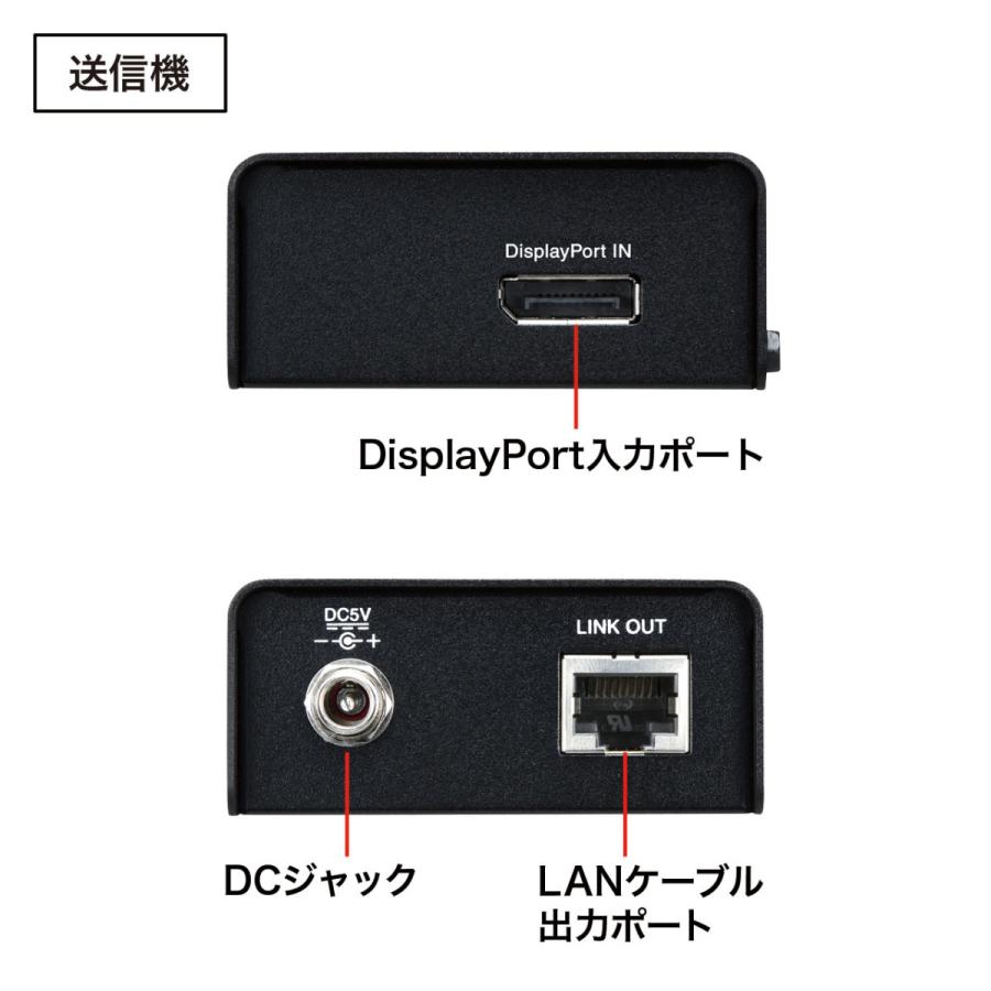 SANWA SUPPLY（サンワサプライ） DisplayPortエクステンダー VGA-EXDP