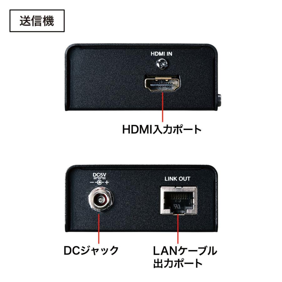 HDMIエクステンダー(セットモデル) SANWA SUPPLY (サンワサプライ) VGA-EXHDLT_1