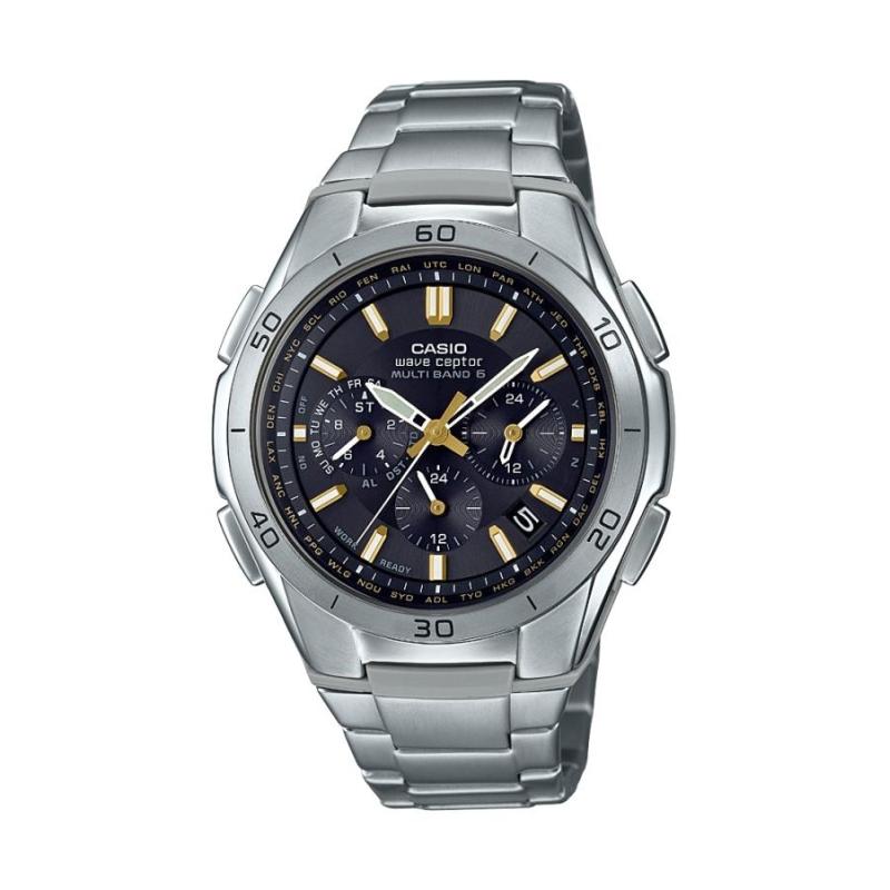 wave ceptor MULTIBAND6 ソーラー電波時計 (チタン) CASIO (カシオ