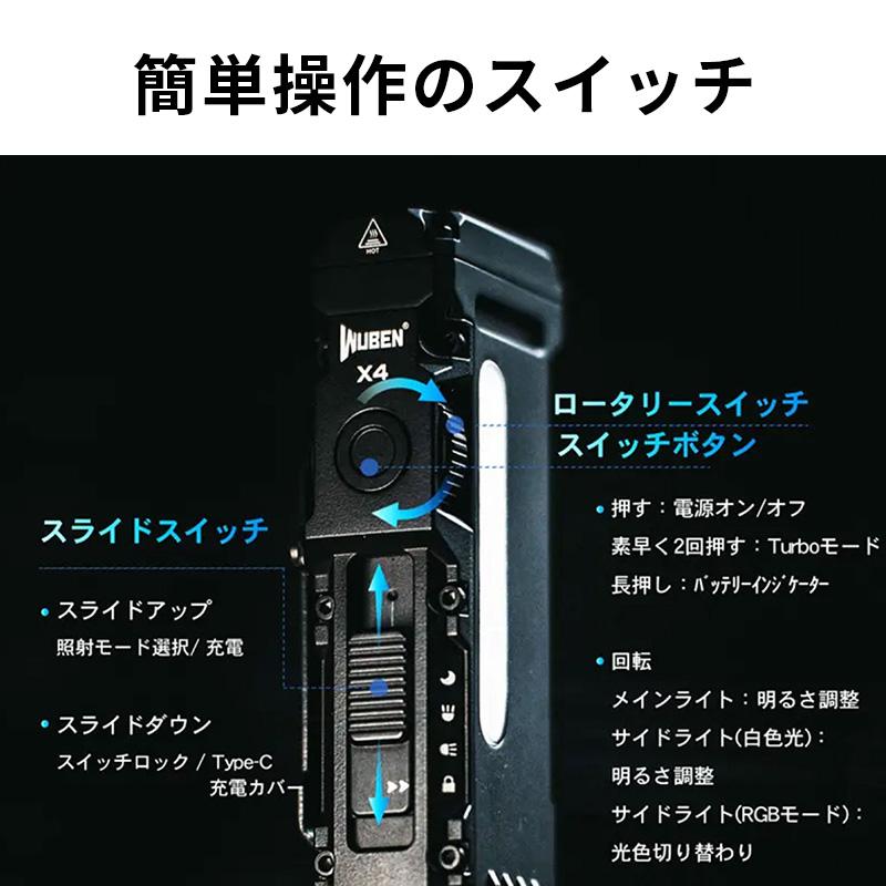 WUBEN X4 ブラック WUBEN（ウーベン） WUBEN X4-BK ブラック X4-BK☆ : あっと!テラフィ