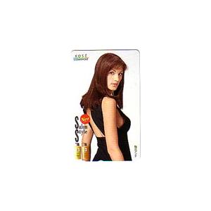 テレカ テレホンカード 梅宮アンナ KOSE COSMEPORT EA024-0005 | 