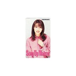 テレカ テレホンカード 角田智美 Step Up Walker ET012-0018
