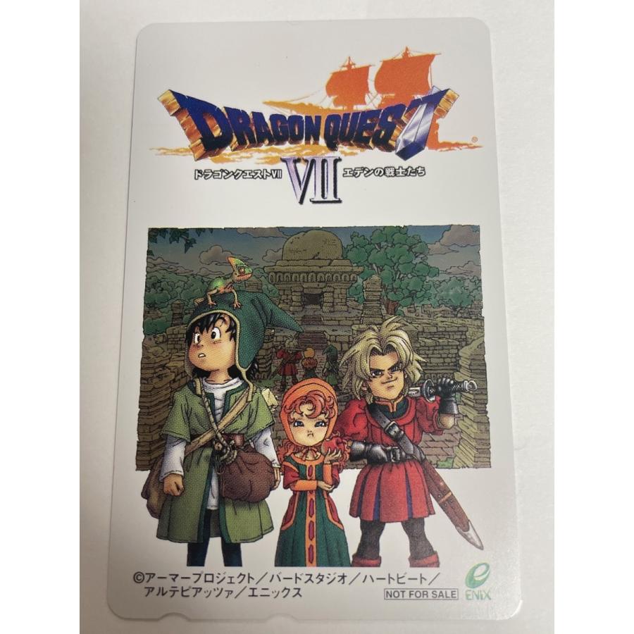 テレカ テレホンカード ドラゴンクエストVII PT005-0082 : カード