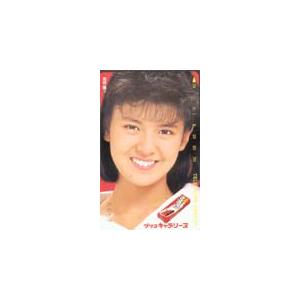 テレホンカード アイドル テレカ 南野陽子 グリコキャデリーヌ RM107-0346｜teleca